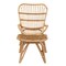 Baxton Studio Earvin Modern Bohemian Natural Brown Rattan 2Piece Armchair and Footstool Set 224-12707-12708-ZORO - alternate 4